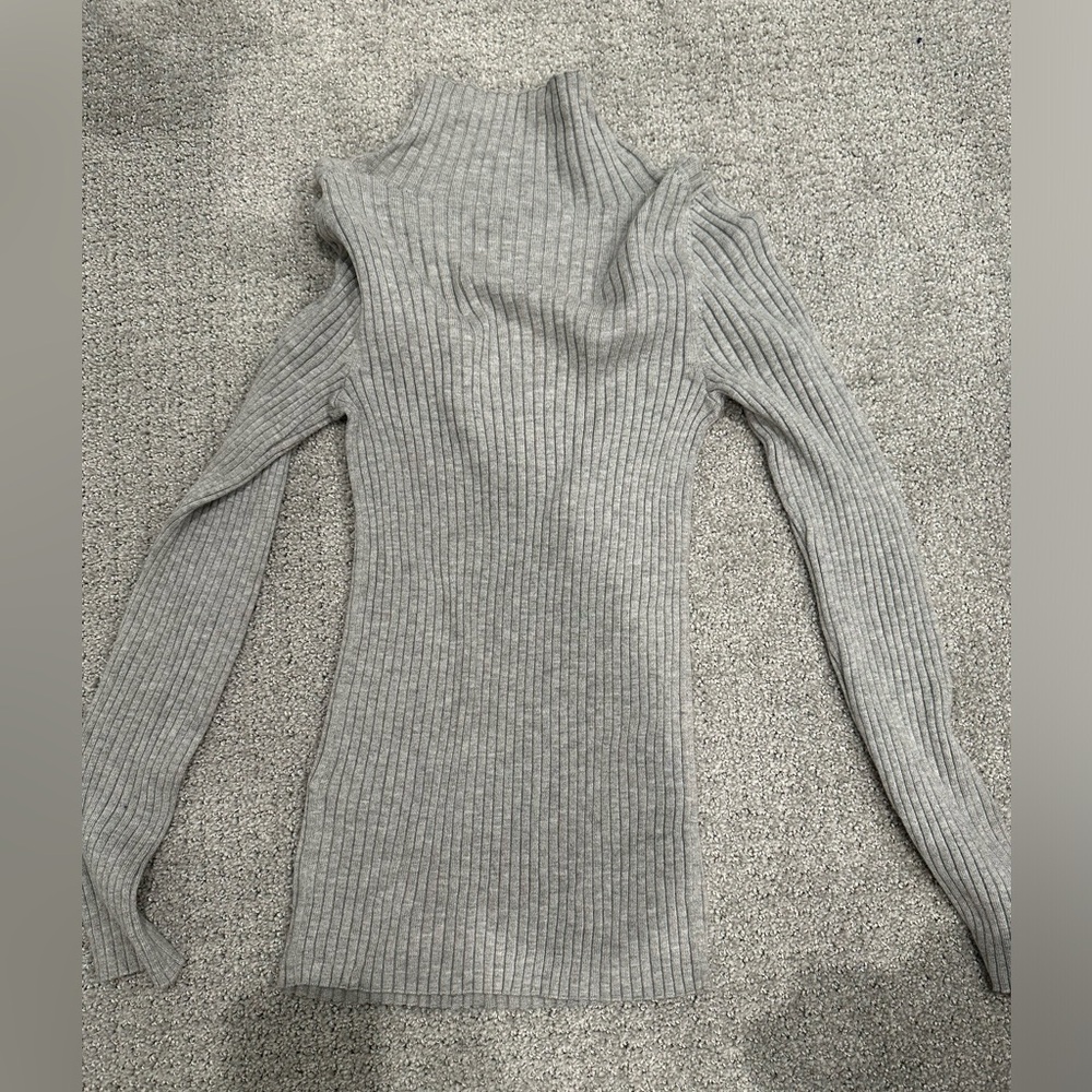 Grey French Connection Turtle Neck Sweater, Size XS Worn Once